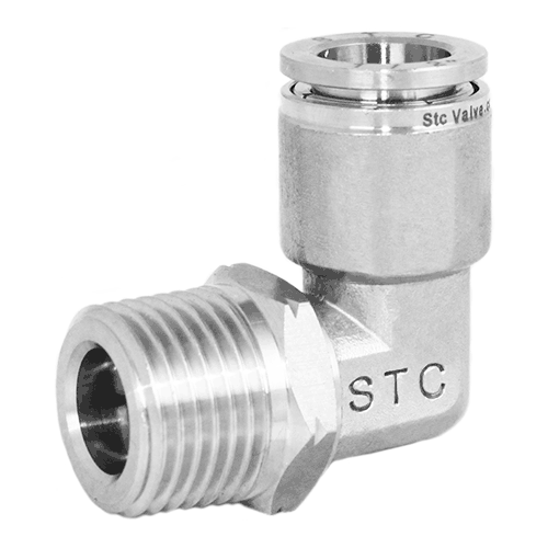 Stainless Steel Male Elbow Push to Connect Fitting