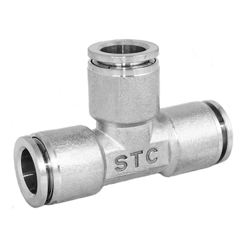 Stainless Steel Tee Union Push In Fitting