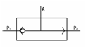 Shuttle Valve Symbol