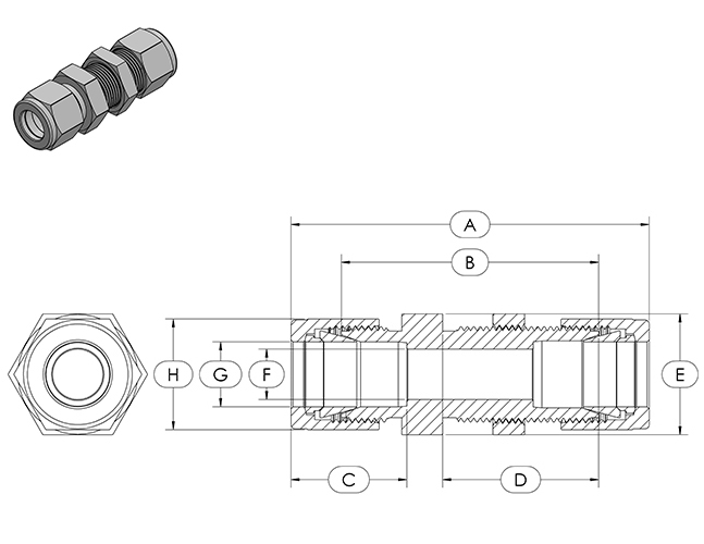 Bulkhead Hole Size Chart