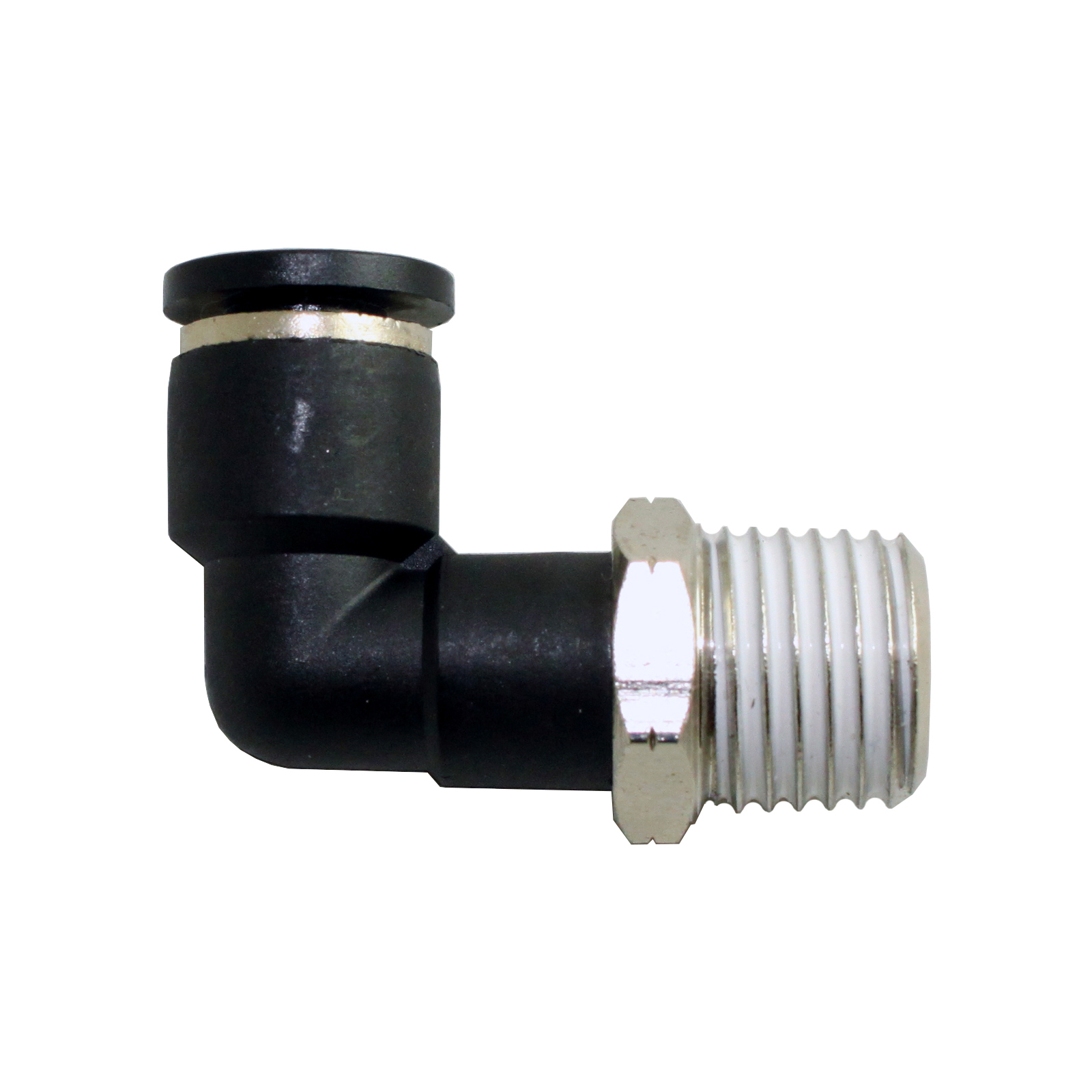 5/16 OD x 1/8 NPT One Touch Metal Push In to Connect Tube Fitting Male Run Tee 