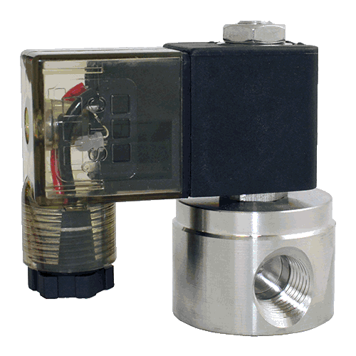 1/2" SS 24V AC NORMALLY OPEN Stainless Steel Electric Solenoid Valve N/O 24 VAC 