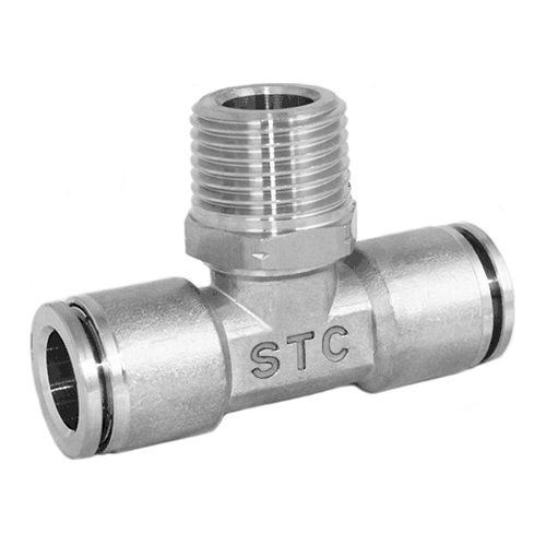 Stainless Steel Branch Tee Push To Connect Fitting