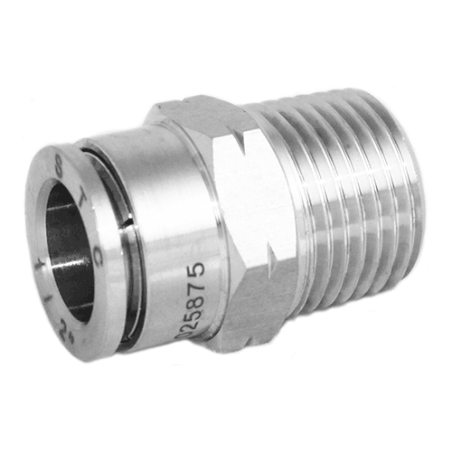 Stainless Steel Male Connector Push To Connect Fitting